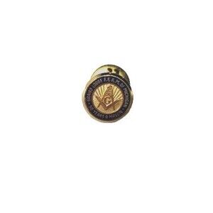 Grand Lodge F&AM Of Michigan 50 Years Member Freemason 24K Gold Plated Pin